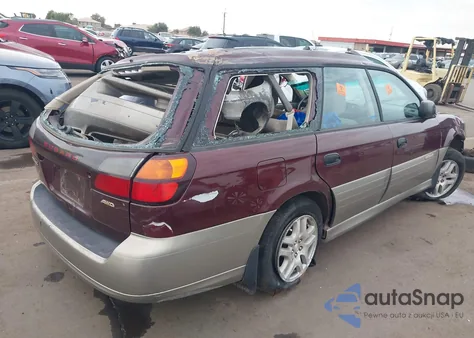2000 Subaru Outback z USA, uszkodzony, nr VIN 4S3BH6757Y7603441